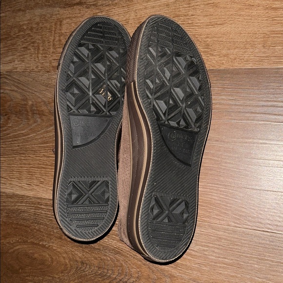 Converse Brown Suede Sneakers - Picture 3 of 4